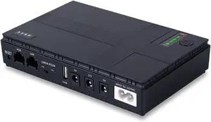 DC 5V12V Mini UPS Battery Backup Portable Uninterruptible Power Supply