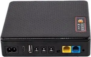 16000mAh Mini UPS Uninterruptible Power Supply with Multiple Ports and POE Switch DC 5V9V12V