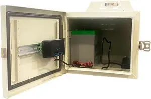 UPS12-50-120 - UPSPro 12V 50Ah Battery Backup System, 12V 20A PWM Charge Controller, 120/240VAC 12V 120W Battery Charger, Pole/Wall Mount Aluminum Enclosure