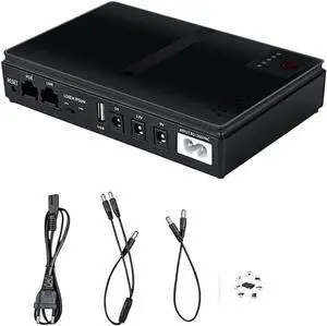 10400Ma Uninterruptible Power Supply Dc Backup Power Supply Mini Ups Router Optical Modem Built-in Adapter Poe Dc 5V 9V1 2V 18W