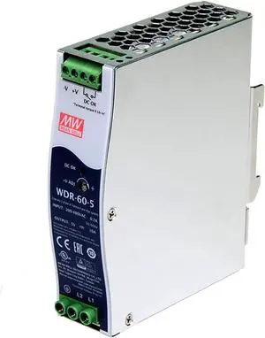 WDR-60-5 60W 5V 10A High-Efficiency Metal Enclosure Power Supply for Industrial Automation