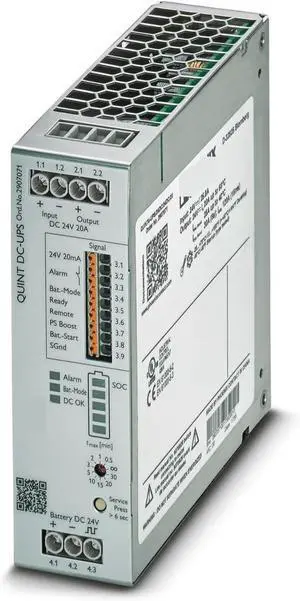 NURII UPS, Uninterruptible Power Supply, QUINT4-UPS/24DC/24DC/20, 2907071