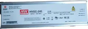 Mean Well HVGC 240W 1750mA LED Driver HVGC-240-1750B AC-DC Constant Current Voltage Switching Power Supply Converter Transformer with IP67 PFC 3 in 1 Dimming