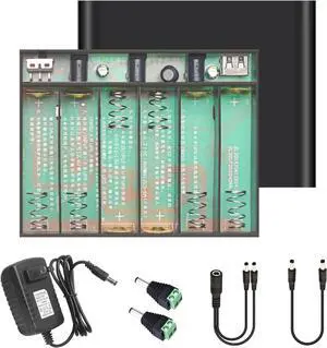 Mini UPS Battery Backup with Replaceable Lithium Battery, DC 5V/9V/12V 4A Output for Router/Modem/LED Lights/Electronics, Portable Uninterruptible Power Supply for Home Office