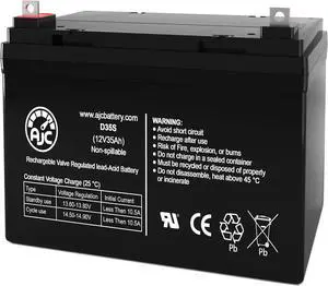 AJC Battery Compatible with Tripp Lite INTERNETOFFICE750VA 12V 35Ah UPS Battery