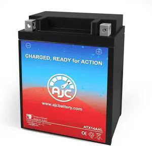 AJC Battery Compatible with Power Source WP14L-2 Powersports Battery