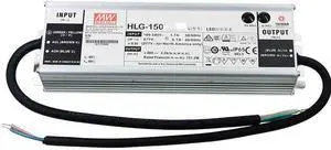 Mean Well HLG 150W 12.5A LED Driver HLG-150H-12B Switching Power Supply Converter Transformer with IP67 PFC Function Metal Case 3 in 1 Dimming