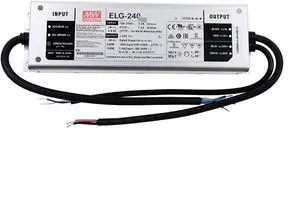 Mean Well ELG 240W 1750mA LED Driver 3 Wire Input ELG-240-C1750B-3Y Switching Power Supply Converter Transformer with IP67 PFC Intelligent dimming