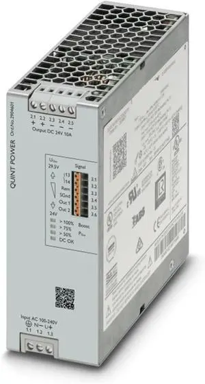 NURII Switching Power Supply, 2904601, QUINT4-PS/1AC/24DC/10