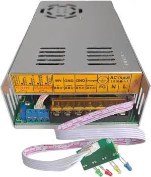 DC 12V 24V 48V Switching Power Supply 350W UPS Battery Charger For Security Monitoring Camera Single Output for Computer Lab, LED Strip Light and So on(12V)