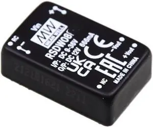 Mean Well RSDW 8W 5V 1600mA Power Supply Converter RSDW08F-05 DIP24 Package