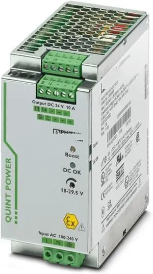 NURII Power Supply, QUINT-PS/1AC/24DC/10/CO, 2320911, with Protective Coating