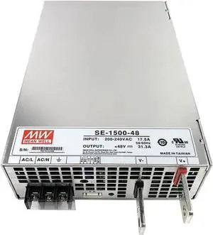 SE-1500-48 Mean Well 1502.4W 48V 31.3A Switching Power Supply MeanWell SE-1500-48