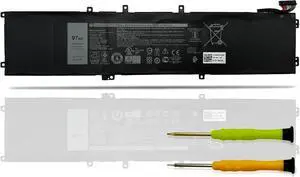 4K1VM Laptop Battery Replacement for Dell G7 17 7700 Series W62W6 0W62W6 9TM7D 09TM7D XYCW0 0XYCW0 V0GMT NCC3D 0NCC3D NYD3W 0NYD3W 97Wh
