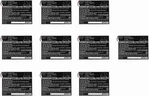 (10 Pack) XSP Battery for NEXTBOOK Nextbook 10" NXW10QC32G PN 1ICP3/79/123 2S1P