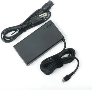 New Slim 140W Watt USB-C AC Adapter Charger Fit for Lenovo Slim Pro 7 9, Yoga Pro 9 7, Yoga 9i,Legion 9, Legion Pro 5 5i 7 7i,ThinkPad Z16, Yoga Slim 7 5 Laptop Replacement Type C Power Supply Cord