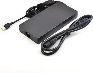 300W Square Yellow Tip Charger for Lenovo Legion 5 Pro 16IAH7H 82RF Laptop Power Supply Adapter Cord