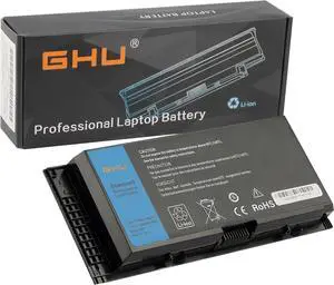 GHU Laptop Battery 11.1V 87Wh Replacement for FV993 PG6RC R7PND 0TN1K5 FJJ4W V7M28 7DWMT JHYP2 K4RDX KJ321 Compatible for Dell Precison M4600 M4700 M4800 M6600 M6800 9-Cell