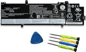 L21L4P71 Laptop Battery Replacement for Lenovo ThinkPad T14 Gen 3 / P14S Gen 3 Gen 4 Series SB10W51964 L21M4P72 SB10W51966 L21D4P71 L21C4P71 L21M4P71 15.44V 3400mAh/52.5Wh 4-Cell