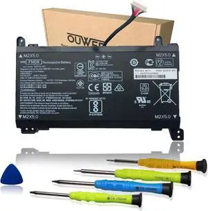 FM08 Laptop Battery Compatible with HP OMEN 17-AN001CA 17-an001LA 17-AN011DX 17-AN110NR 17-an006TX 17-an026TX HSTNN-LB8A 922976-855 922752-421 TPN-Q195 14.6V 83.22Wh(12-Pin Connector)