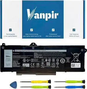 GRT01 Laptop Battery Replacement for Dell Latitude 5421 5431 5521 5531 Precision 3470 3561 3571 Alienware m17 R5 AMD Series Notebook 00P3TJ 0P3TJ R05P0 0R05P0 05RGW 9JRV0 15.2V 4000mAh 4-Cells