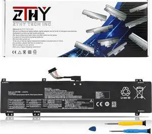 ZTHY 15.44V 80Wh L23M4PK5 Laptop Battery Replacement for Lenovo Legion 5i(16 Gen 9) / Y7000P IRX9 2024 Series L23B4PK5 L23C4PK5 L23D4PK5 L23L4PK5 5B11M64606 5B11M64609 5B11M64613 SB11M64607 SB11M64611