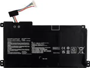 [New] B31N1912 42Wh Laptop Replacement Battery for Asus VivoBook 14 E410M E410MA L410M L410MA E410KA E510MA E510KA F414MA L510MA R522MA E410MA-EK007TS EK087T E410MA-EK991TS.