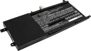 Replacement Battery for Clevo 6-87-P650S-4252,P650BAT-4,P6MBAT-4,PN:6-87-P650S-4252,P650BAT-4,P6MBAT-4,4000mAh
