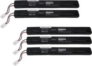 5pcs 360mAh/14.4V PJ-4844A SB-BT500-N Replacement Battery for Bro'ther PJ-663 PJ-563 PJ-520 PJ-522 PJ-523 PJ-673 PocketBook PocketBook + PocketBook300 PA-BT-500 Ni-MH Portable Printer Battery