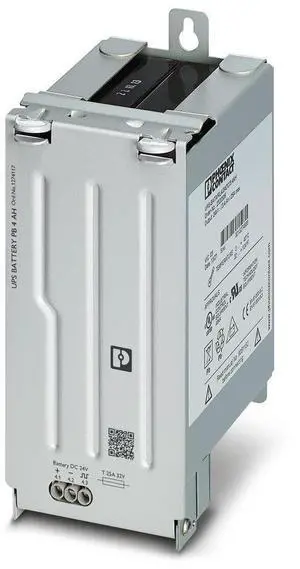 PHOENIX CONTACT Phoenix Contact Energy Accumulator UPS-BAT/PB/24DC/4AH, QUINT UPS Battery Pack, Grey, Rack