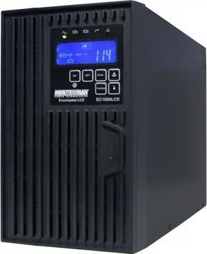 Minuteman 1000 VA On-line Tower UPS with 6 0utlets - Tower - 2 Minute Stand-by - 120 V AC Input - 110 V AC, 120 V AC, 127 V AC Output - 6 x NEMA 5-15R