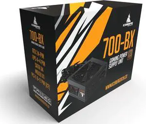 Iceberg Gaming PC Power Supply Unit 700-BX 700W 80 Plus Bronce with Two (12) PCIe 6+2 conectors