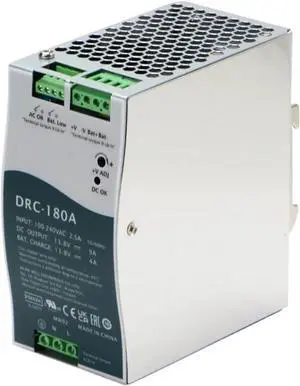 Switch Din Rail Power Supply DRC-180A B 180w Din Rail Power Supply with UPS AC DC 13.8v 27.6v Rechargeable Single Output Switching Power Supply (Size : 13.8V(DRC-180A), Color : 180W)