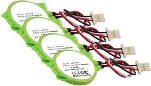 Synergy Digital CMOS/BIOS Batteries, Compatible with Lenovo 23.2004.181 CMOS/BIOS, (Li-Ion, 3V, 200 mAh), Replacement for Lenovo 23.2004.181 Battery, Combo-Pack Includes: 4 x SDBU-L6921 Batteries