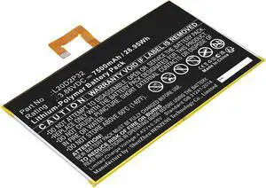 Synergy Digital Tablet Battery, Compatible with Lenovo L20D2P32 Tablet, (Li-Pol, 3.86V, 7500mAh) Ultra High Capacity, Replacement for Lenovo L20D2P32 Battery
