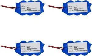 Synergy Digital CMOS/BIOS Batteries, Compatible with Dell PP01L CMOS/BIOS, (Ni-MH, 7.2V, 20 mAh) Ultra High Capacity, Replacement for Dell 6P466 Battery, Combo-Pack Includes: 4 x SDBU-H6911 Batteries