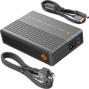 330W 20V 16.5A Gaming Laptop Charger  Multi-Port Power Adapter Power Supply AC Adapter with 1 DC & 2 USB-C Ports, Compatible with Dell, MSI, Lenovo, HP, Razer, Asus, Acer (Without DC Adapter)