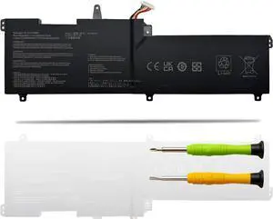 C41N1541 Laptop Battery Replacement for Asus Rog Strix GL702 GL702V GL702VM GL702VMK GL702VS GL702VT GL702ZC GL702VS-BI7N12 GL702VT-GC026T GL702VT-GC018T GL702VM-DB71 4ICP4/59/13 15.2V 76Wh 4840mAh