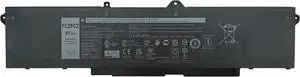9JRV0 Battery Replacement for Dell Latitude 5521 5531 / Precision 3561 3571 / Alienware m17 R5 AMD / m18 R1 / m18 R1 AMD / M18 R2 Series 00P3TJ 005RGW 11.4V 97Wh