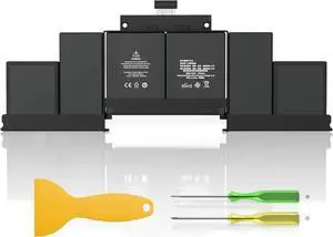 A1618 Battery Replacement for MacBook Pro 15 Inch Retina A1398 (Late 2013, Mid 2014, Mid 2015 Version)[11.36V/99.5Wh]