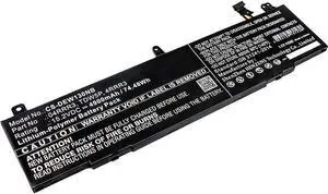 Replacement Battery for 04RRR3,4RRR3,TDW5P,PN:04RRR3,4RRR3,TDW5P,4900mAh