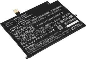 Replacement Battery for Latitude 7285,PN:0C668F,0WYCVV,C668F,OWYCVV,T16KJ,WYCVV,YX0XH,YXOXH,4250mAh
