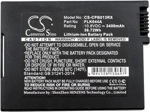 Battery Replacement for Cisco 4033435, FLK644A, PB013, SMPCM1 DPQ3212, DPQ3925