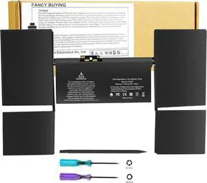 A1527 Battery for A1534 Battery (Early 2015 2016 Mid 2017) Fit for MacBook8,1 9,1 10,1 A1534 MacBook Rtina 12 inch 12 Inch Retina EMC 2746 2991 3099 MNYG2 MLHA2 MNYF2 MF855 MF865 MK4M2 MJY32 661-02267
