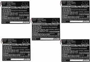(5 Pack) XSP Battery for NEXTBOOK Nextbook 10" NXW10QC32G PN 1ICP3/79/123 2S1P