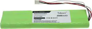 Replacement Battery for Chauvin Arnoux 1060, 5050, 5070, 6430, 6470, C.A 6547, CA 6471, CA 6472, CA 6505 Micro-Ohmmeter, CA 6549, CA6545 9.6V/3500mA