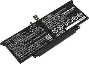 HongCSL New Replacement Battery for H0DN8, H0DN8+QQ2-01024, Latitude 7000 7410 14" Touchsc, Latitude 7410 2-in-1 (6400mAh / 48.64Wh) 7CXN6, HRGYV, JHT2H, T3JWC, XMT81
