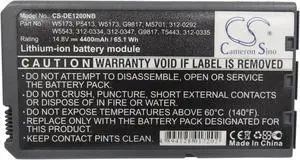 HongQJY New Replacement Battery for Inspiron 1000, Inspiron 1200, Inspiron 2200, Latitude 110L (4400mAh) 312-0292, 312-0326, 312-0334, G9812, G9817, H9566, M5701, T5443, W5173, W5543