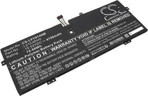 HongQJY New Replacement Battery for 82LU0005SB, Yoga 9 14IAP7 82LU00BWHH, Yoga 9-14ITL5-82BG000BUS (4700mAh) 5B11D97138, L21D4PH0, SB11D97137, SB11D97146