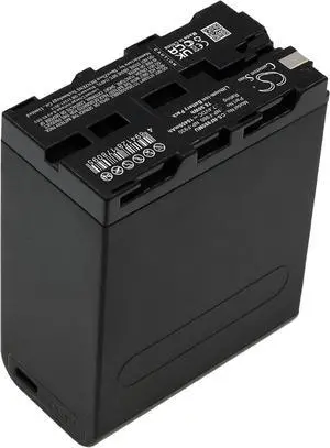 ELMEKO Replacement for Battery Compatible Sony NP-F970, NP-F970/B, NP-F975, XL-B2, XL-B3, HVL-ML20 (Marine Light), HVR-HD1000U, HVR-M10C (Videocassette Record, HVR-M10N (10400mAh/7.4V)